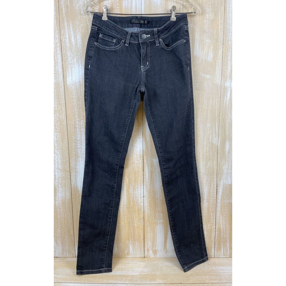 PrAna Jeans Women's Size 2/26 Black Skinny Denim Low Rise